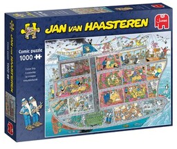 JUMBO Puzzle Jan Van Haasteren Statek wycieczkowy 20021
