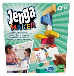 Hasbro Gra zręcznościowa Jenga Maker Wersja Polska