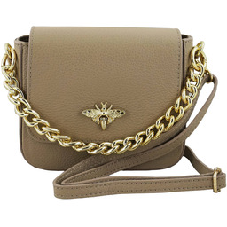 Barberinis Modna torebka skórzana ze złotym łańcuszkiem -