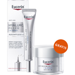 Eucerin Hyaluron-Filler, przeciwzmarszczkowy krem pod oczy, SPF 15,