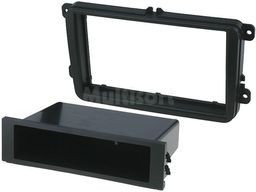 Ramka radiowa 2DIN Seat, Škoda, VW black