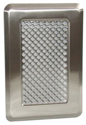 Kratka kominkowa K1 165x105 mm z ramką chrom