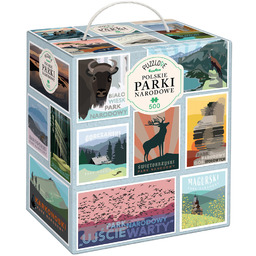 Puzzlove Czuczu, puzzle, Polskie Parki Narodowe, 500 el.