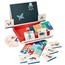 Magnetyczna układanka edukacyjna - kształty i cyfry