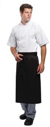 Whites Chefs Clothing Zapaska standardowa czarna 76,2x91,5cm