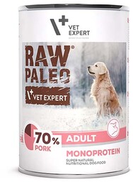 VETEXPERT Raw Paleo Wieprzowina/Pork Adult Can 400g
