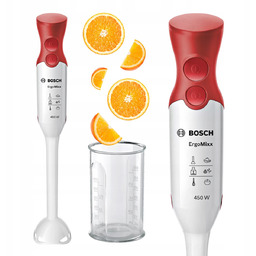 Blender ręczny ErgoMixx Bosch MSM64010 450 W biały