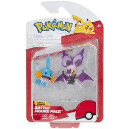 JAZWARES Zestaw figurek Pokémon Battle Mudkip Noibat PKW4051