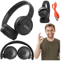 Słuchawki Nauszne Jbl Tune 510BT Czarne Bezprzewodowe Bluetooth