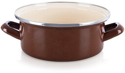 Garnek emaliowany BROWN 20,5 cm, 2,2 l