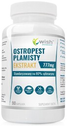 WISH PHARMACEUTICAL Ostropest Plamisty 77mg suplement diety 90