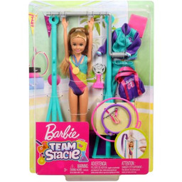 Lalka Barbie Stacie Gimnastyczka GBK59 Wygraj urodziny