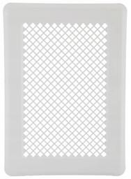 Kratka kominkowa K3 215x140 mm z ramką biały