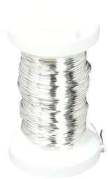 Glorex Srebrny drut 0,6 mm, 15 m rdzeń