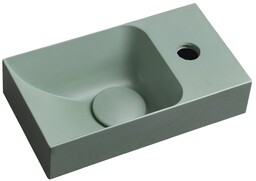 Sapho PICCOLINO umywalka betonowa 308x17cm bateria z prawej