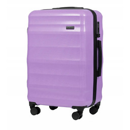 Walizka Duża L Wings Jagodowa Fiolet Polipropylen