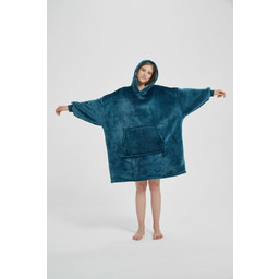 Spod Igły I Nitki Kocobluza Hoodie turkusowa ciemna