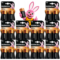20x Mocne Baterie Alkaliczne D R20 LR20 Oryginalne