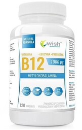 WISH PHARMACEUTICAL Witamina B12 1000mcg + Leucyna +