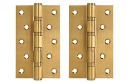 Zawias splatany 5x3x3, złoty szczotkowany (blister) (2 szt.)