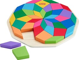 Fisher-Price Mandala  drewniana układanka z klockami, geometryczny