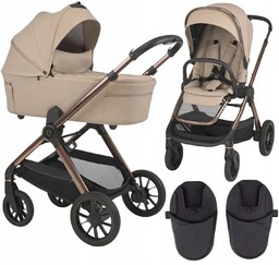 Espiro Code autofolding wózek spacerowy gondola 2w1 adaptery