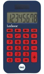 LEXIBOOK Kalkulator Spider-Man C45SP Zasilanie bateryjno-słoneczne, 1 pamięć