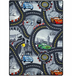 Dywan miasto ulice drogi 160x200 Cars Disney