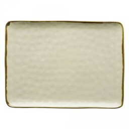 Rose&Tulipani Taca Prostokątna 36x26.5 Cm Concerto Avorio