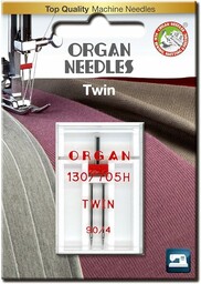 ORGAN NEEDLES # 90/4,0 Twin uniwersalny x 1