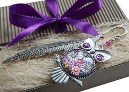 Zakładka do książki z sową kwiatową 8846 [p14]