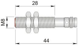 Czujnik indukcyjny 8 mm SI8-N1 H1