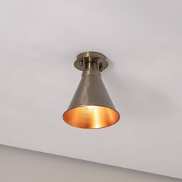 Lampa sufitowa Berceste N-679 Opviq, możliwość ściemniania, miedziany,