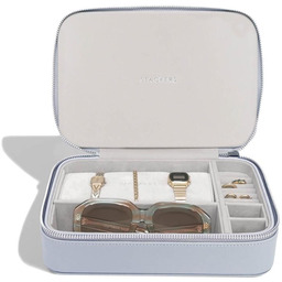 Stackers Organizer na biżuterię prostokątny na zamek (lawendowy)