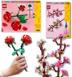 LEGO Zestaw Iconic Kwiaty Wiśni i Róże
