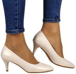 Czółenka Szpilki Na Niskim Obcasie Sergio Leone 1379