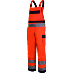 Ogrodniczki ostrzegawcze pomarańczowe ''PREMIUM'' "2XL" CE LAHTI PRO