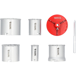 Yato ZESTAW OTWORNIC WOLFRAMOWYCH 33-83MM 7SZT.