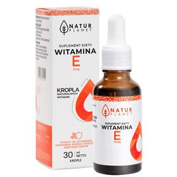 NaturPlanet Witamina E Krople - 30ml