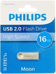PHILIPS USB 2.0 16 GB Moon Vintage srebrny