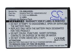 Samsung Intensity SCH-U450 / AB463651GZ 850mAh 3.14Wh Li-Ion