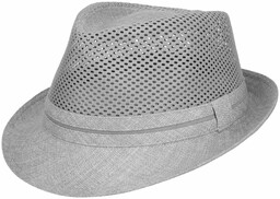 Kapelusz Vented Trilby, szary, cm