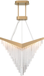 ŻYRANDOL VIVIEN w kształcie litery V, z matowo