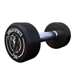 5 kg Hantla stała profesjonalna Gorilla Sports okrągła,