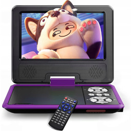 Odtwarzacz DVD Przenośny Dla Dzieci 7,5" Ekran Obrotowy