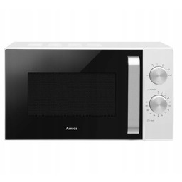 Kuchenka mikrofalowa Amica AMGF20M1W 20L 800W Czarno-biały