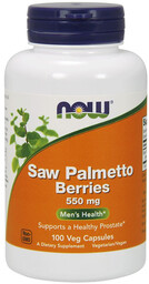 NOW Saw Palmetto Berries 550mg 100vegcaps