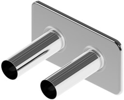 Excellent Caldo zestaw maskujący rozeta podwójna chrom GREX.CA95.M2.CR