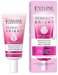EVELINE Perfect Bright rozjaśniająco-ochronny matowy krem do twarzy