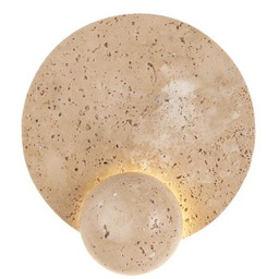 Travertino kinkiet ścienny LED kamień naturalny, 4W, 3000
